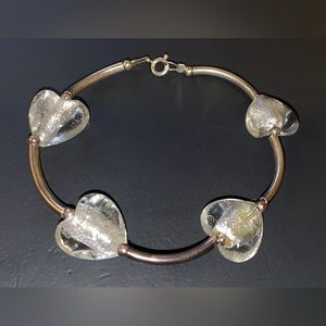 Heart bracelet. Mexican jewelry 925